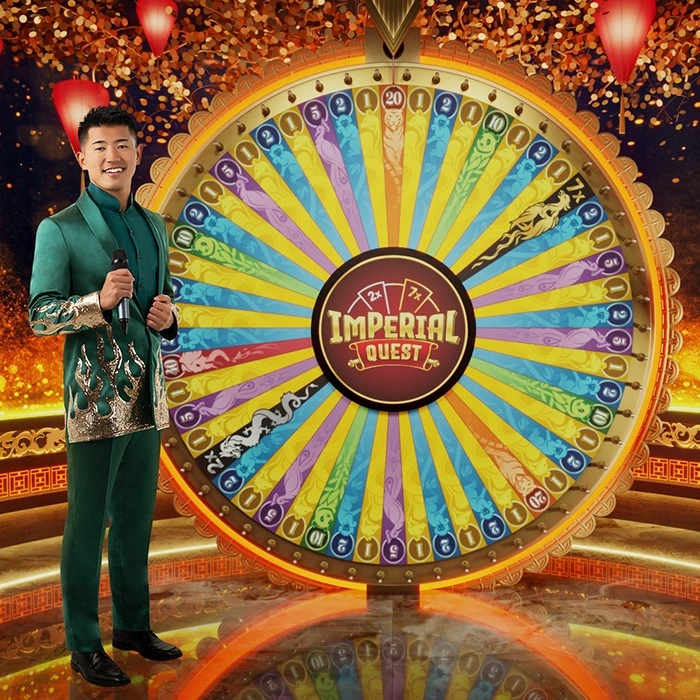 Imperial Quest live slot game adventure theme