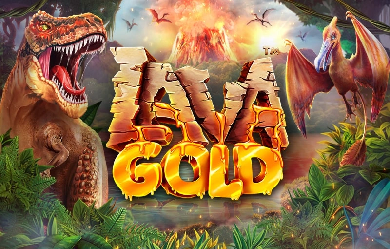 Lava Gold volcano-themed slot with molten gold