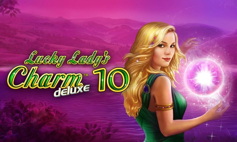 Lucky Lady's Charm Deluxe Irish-themed slot with clovers and lady