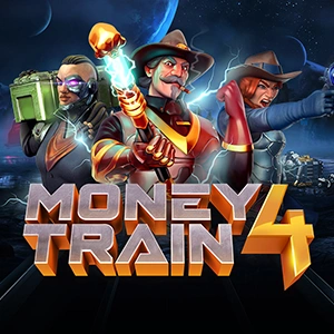 Money Train 4 wild west heist slot with bandits and train