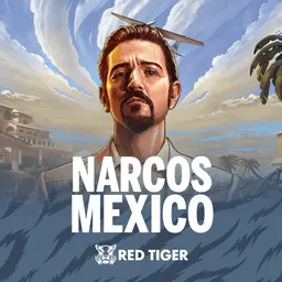 Narcos Mexico branded slot with cartel theme