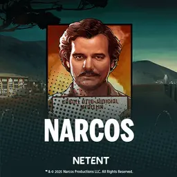 Narcos branded slot with drug cartel theme